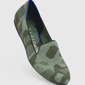 EUC: Rothy’s Loafers In Olive Camo
